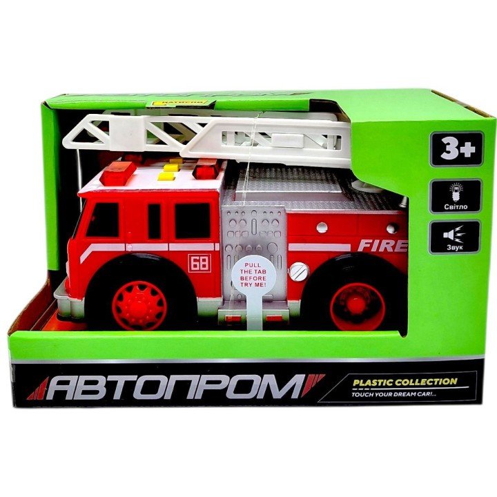 Машина АВТОПРОМ "Пожежна" (світло, звук)