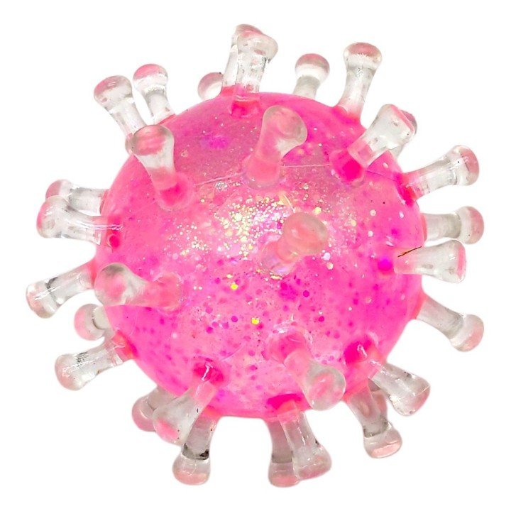 ІГРАШКА-АНТИСТРЕС ВІРУС 7см. (рожевий)