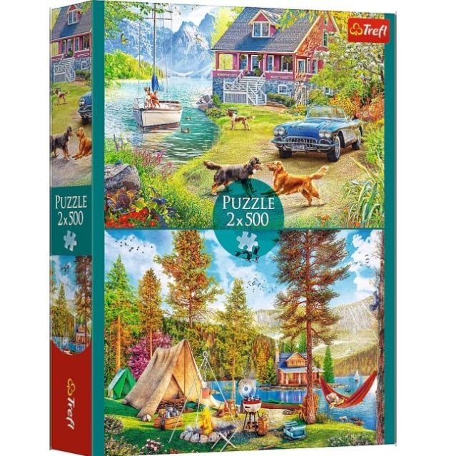 Пазли 2в1, 500 ел "Літній відпочинок"