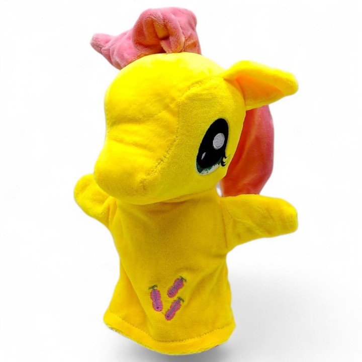 М'яка іграшка-рукавичка "Поні" (жовта)