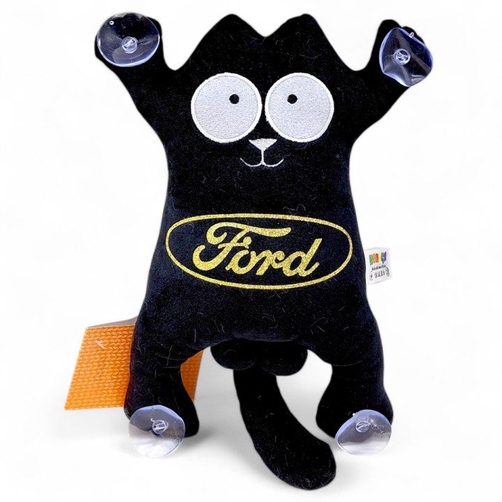 Мʼяка іграшка "Кіт Саймон: FORD" на присосках