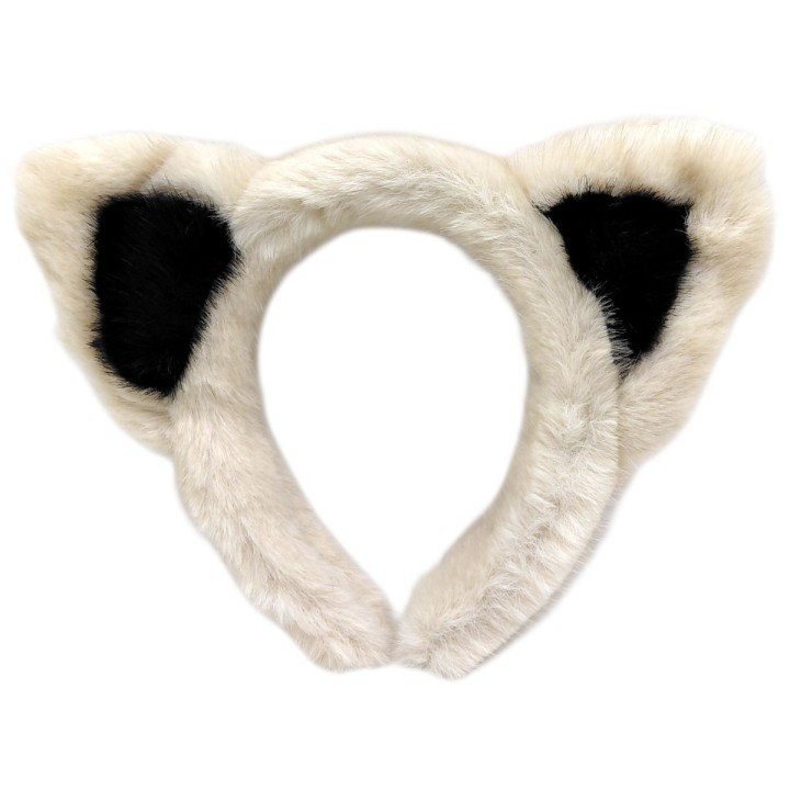 ОБРУЧ З ВУШКАМИ (БЕЖЕВИЙ)