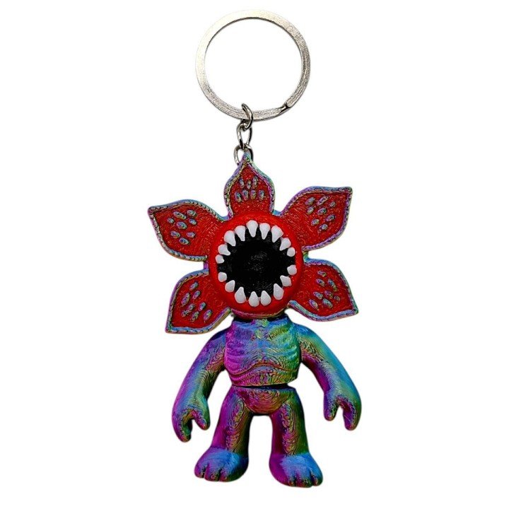 Брелок (3D друк) "Stranger Things (Дивні дива). ДЕМОГОРГОН" (ГРАДІЄНТ)