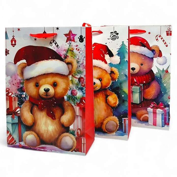 Пакет паперовий JUMBO XMAS4 33x12,7x47,7 210gsm , асорті