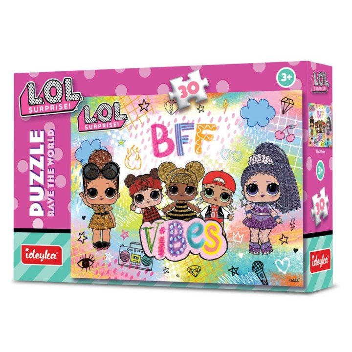 Пазли L.O.L Surprise! Rave The World, 30 елементів