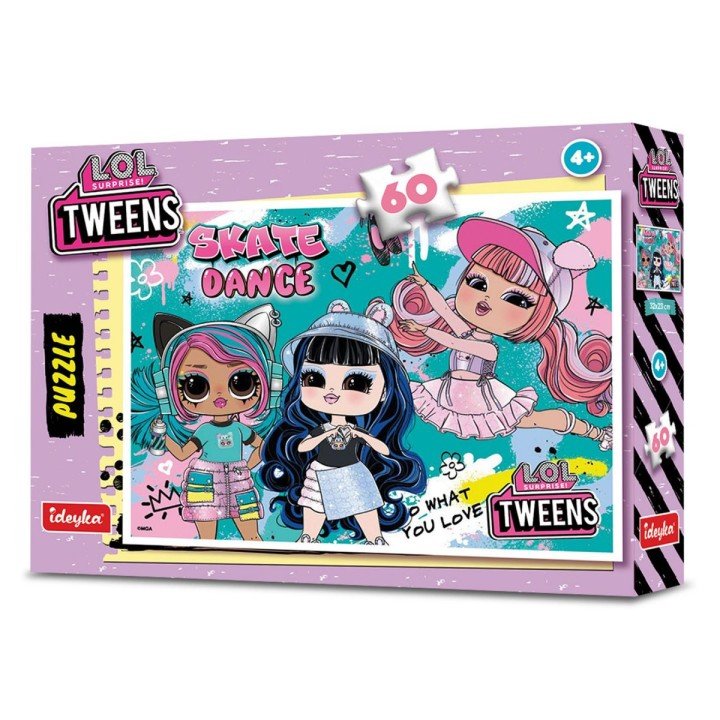 Пазли L.O.L. Surprise! Tweens Skate Dance, 60 елементів