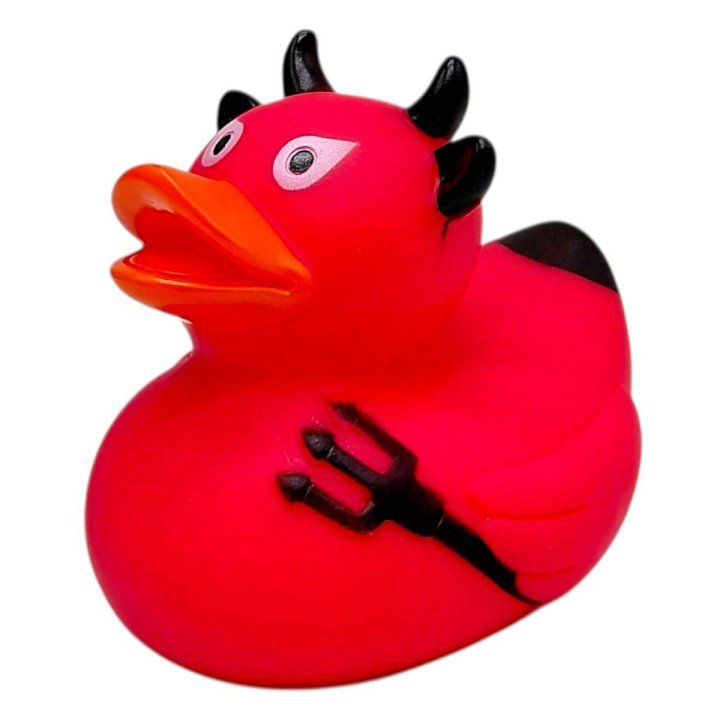 ІГРАШКА ДЛЯ ВАННИ, ГУМОВА "КАЧЕНЯ" (САТАНА)