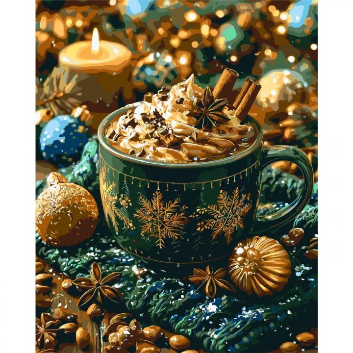 Картина за номерами "Смак зимового затишку" 40х50 см