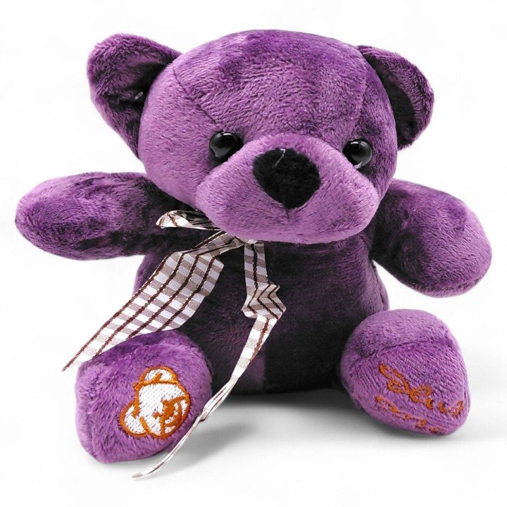 МʼЯКА ІГРАШКА ВЕДМЕДИК 15 СМ (ФІОЛЕТОВИЙ)