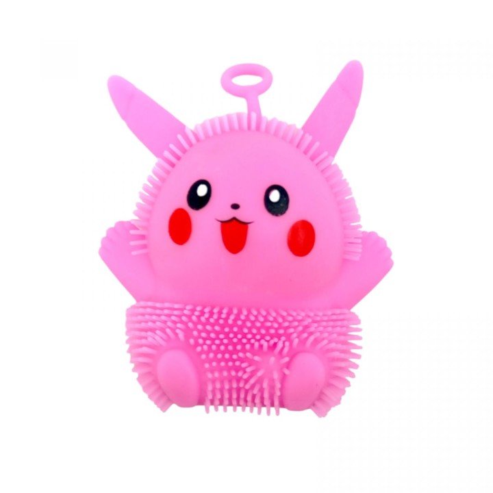 СЯЮЧИЙ СИЛІКОНОВИЙ АНІМЕ ПІКАЧУ 10 см. (РОЖЕВИЙ)