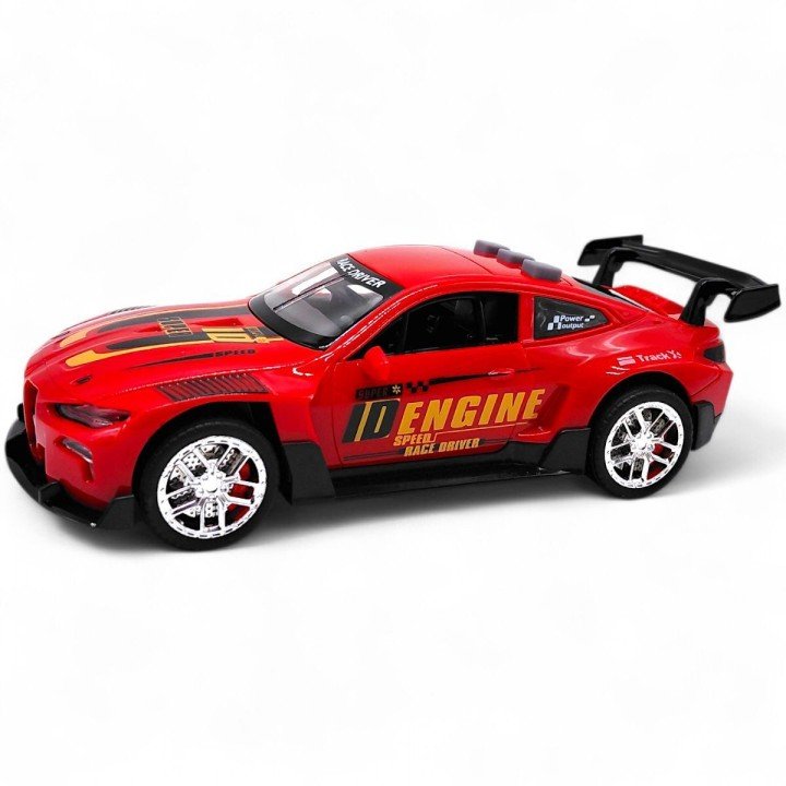 МАШИНКА ІНЕРЦІЙНА "BMW M4 COMPETITION RACING" (ЧЕРВОНА)