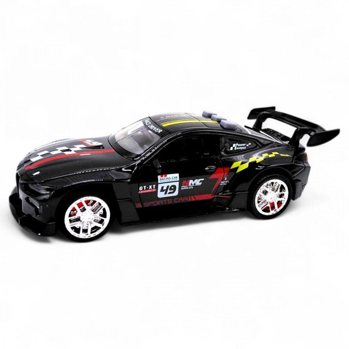 МАШИНКА ІНЕРЦІЙНА "BMW M4 COMPETITION RACING" (ЧОРНА)