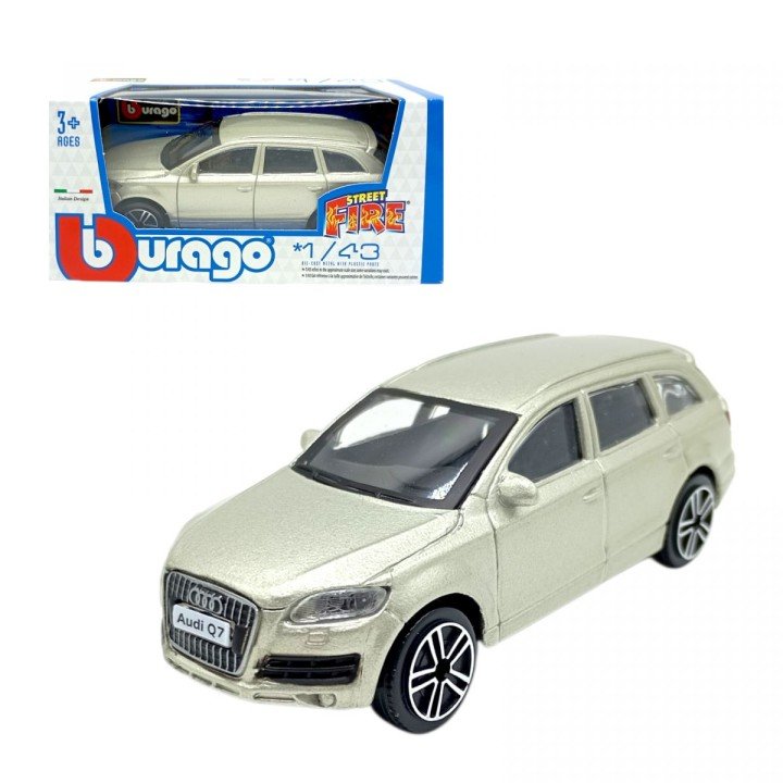 Машинка металева "Street Fire", AUDI Q7 БІЛЕ ЗОЛОТО