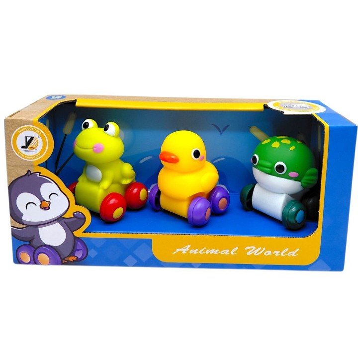 НАБІР ТВАРИНОК НА КОЛЕСИКАХ (ВИД 1)