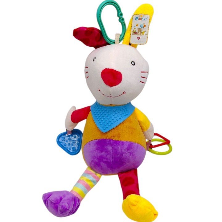 ВЕЛИКЕ БРЯЗКАЛЬЦЕ МʼЯКЕ "ЗВІРЯТА" (КРОЛИК)