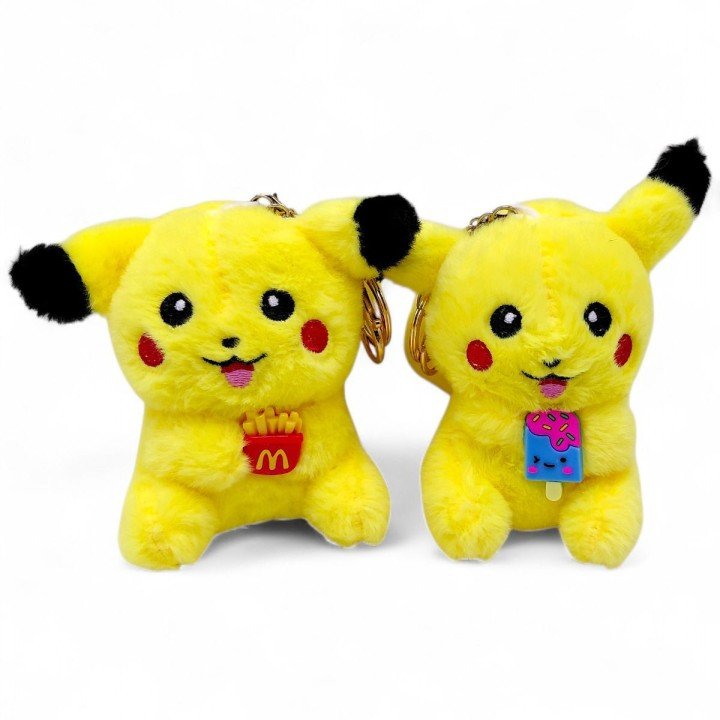 Мʼяка іграшка-брелок "Покемон з морозивом" 13 см (мікс)