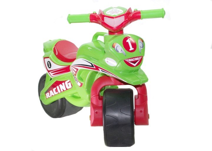 Мотоцикл-каталка "Спорт" (салатовий) музичний