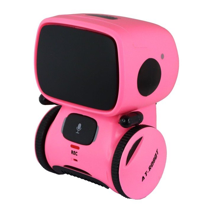 Інтерактивний робот з голосовим керуванням - AT-ROBOT (рожевий) укр
