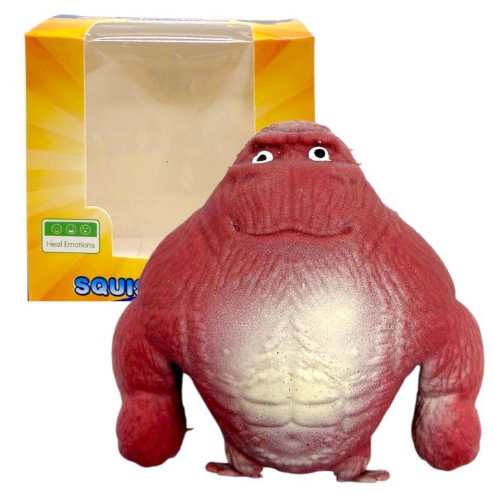 Іграшка антистрес "Кінг-Конг" 9,5 см (ЧЕРВОНИЙ)