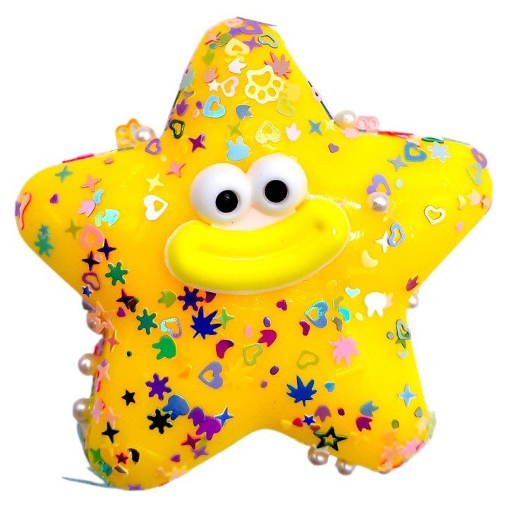 Іграшка антистрес (таба) "Зірочка" 9 см (ЖОВТА)
