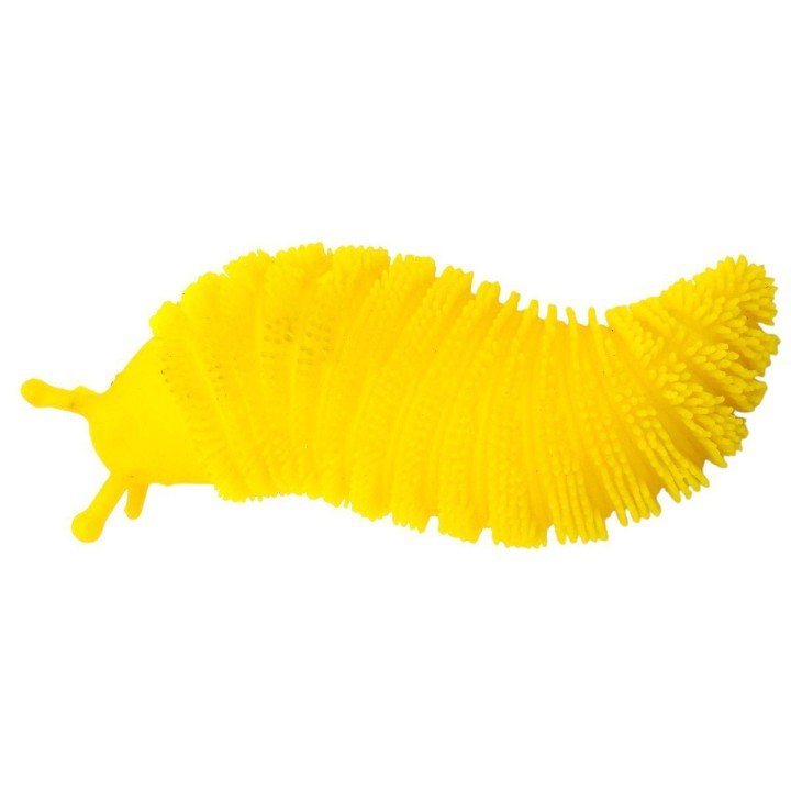Світловий силіконоий їжачок Слимак 14 см (ЖОВТИЙ)