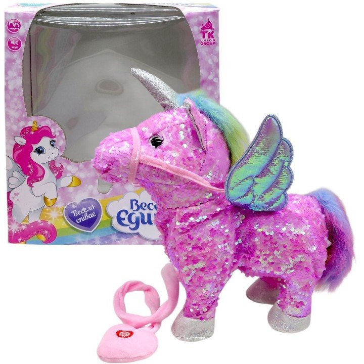 Інтерактивна іграшка "Веселий Єдиноріг" (РОЖЕВИЙ)