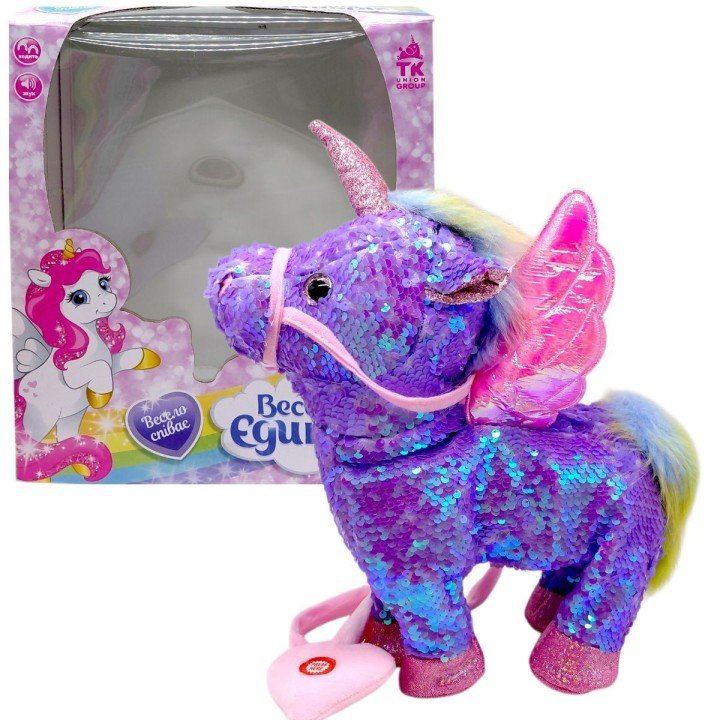 Інтерактивна іграшка "Веселий Єдиноріг" (ФІОЛЕТОВИЙ)
