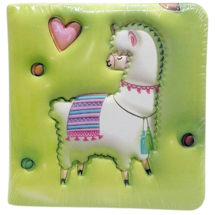 Блокнот 3D 100*95mm Лама (ЗЕЛЕНИЙ)