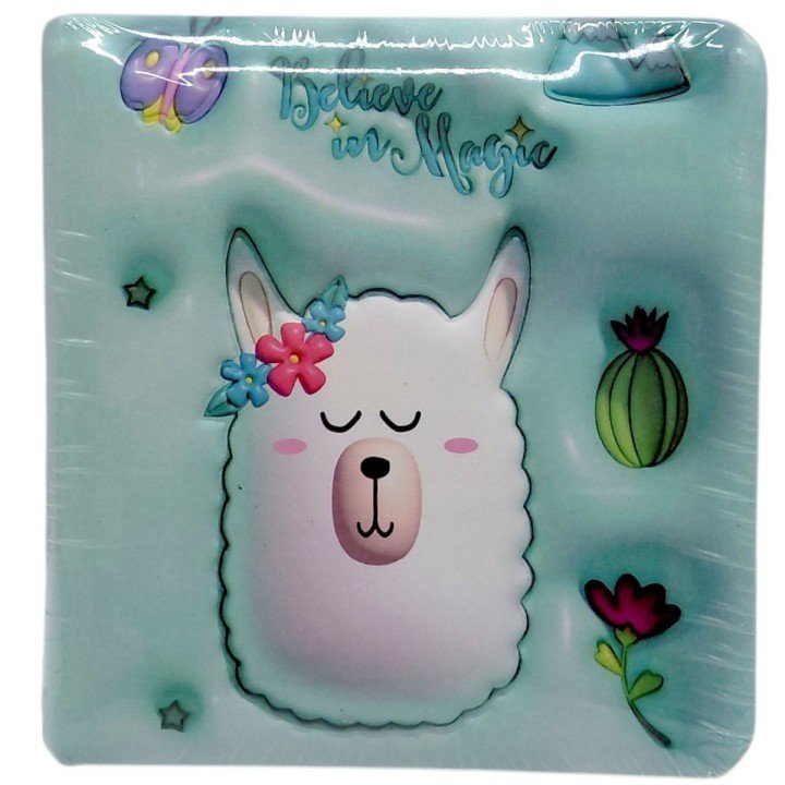 Блокнот 3D 100*95mm Лама (МʼЯТНИЙ)