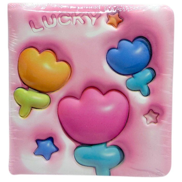 Блокнот 3D 10х9,5 см "Квіти" (РОЖЕВИЙ)