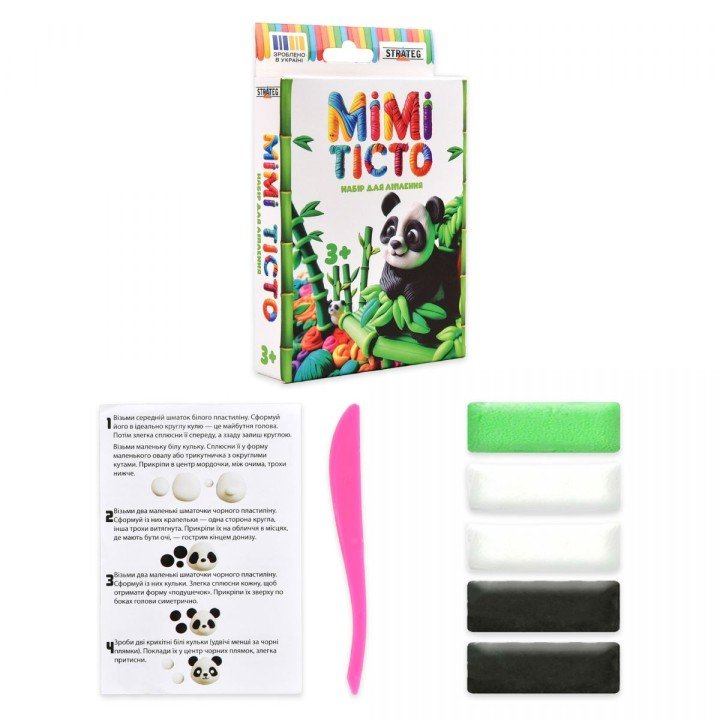 Набір для ліплення "MIMI ТІСТО. Панда"