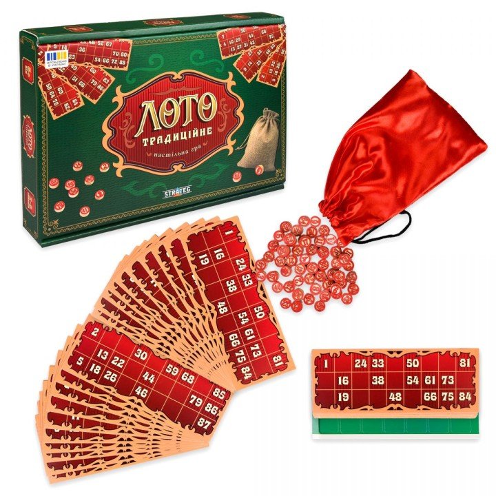 Настільна гра "Лото класичне" (укр)