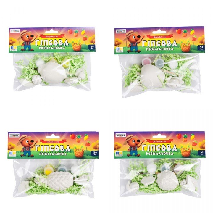 Гіпсова розмальовка "Яскравий сад" (мікс видів)