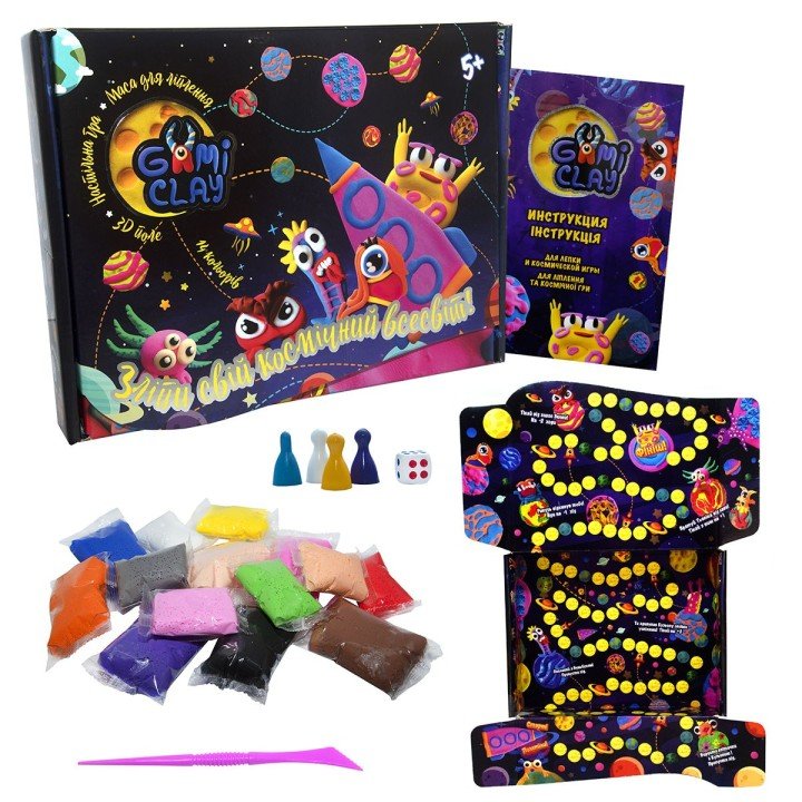 Набір для творчості "Gumi Clay", в кор-ці 30-23-6,8 см