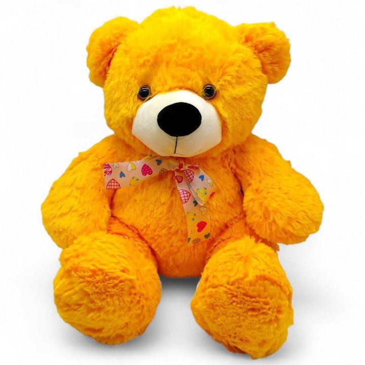 Мʼяка іграшка "Ведмедик Тедді" 60 см (ПОМАРАНЧЕВИЙ)
