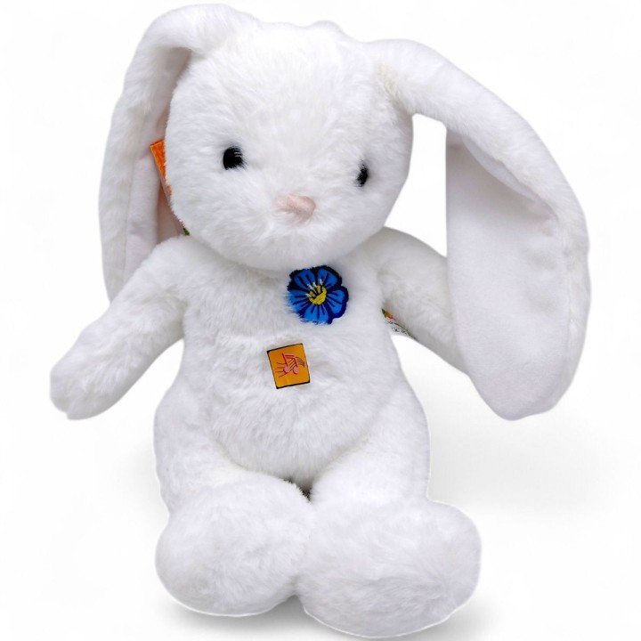Мʼяка іграшка "Зайченя Victory" 31 см (БІЛА)