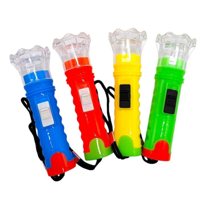 Брелок ліхтарик квітка гостра різнокольорова 9 см