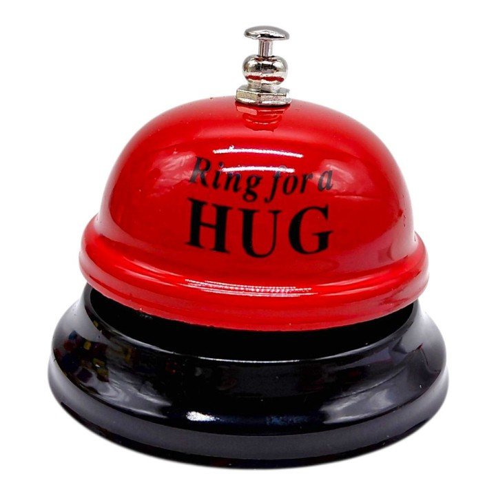 Дзвіночок настільний  HUG (ЧЕРВОНИЙ)