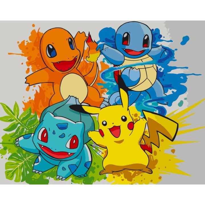 Картина за номерами "Покемони" 40x50 см