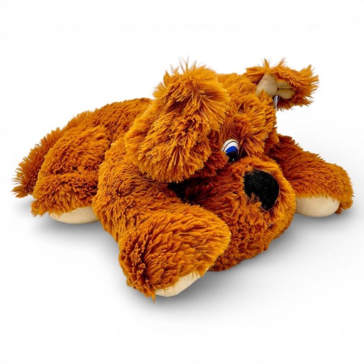 Мʼяка іграшка "Песик Тімон", 38 см (КОРИЧНЕВИЙ)