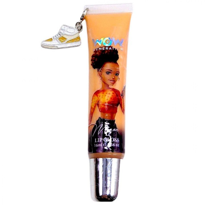 Блиск для губ із шармом "МІС" (ПОМАРАНЧЕВИЙ)