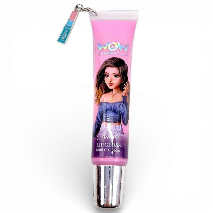 Блиск для губ із шармом "МІС" (РОЖЕВИЙ)