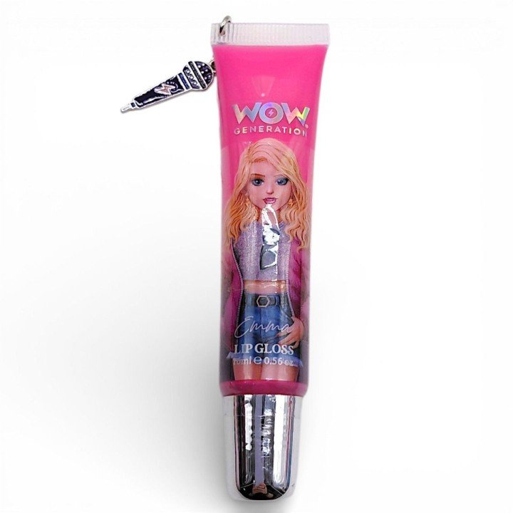 Блиск для губ із шармом "МІС" (МАЛИНОВИЙ)