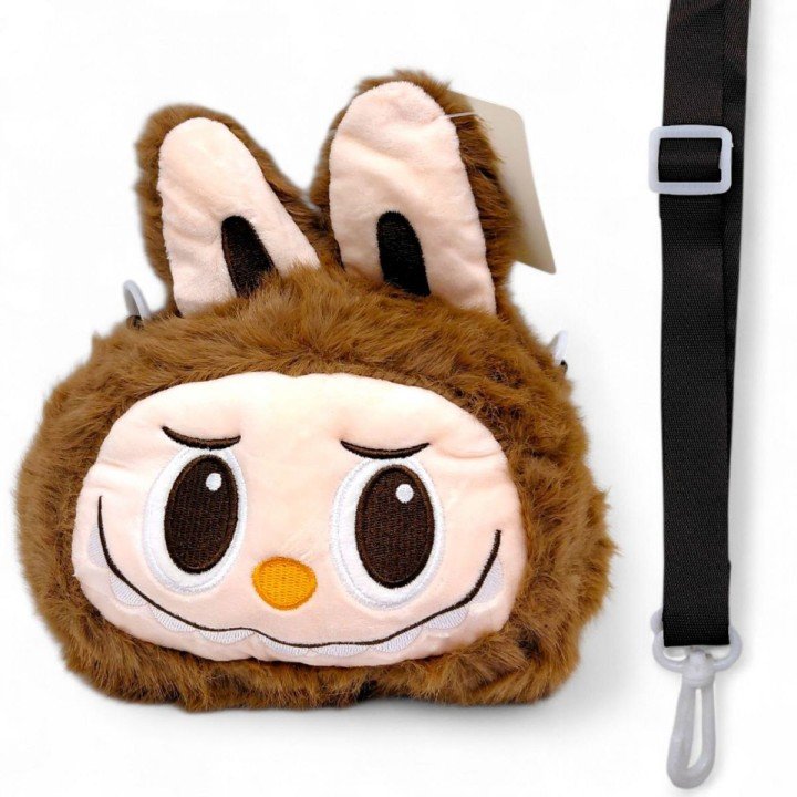 Мяка іграшка-сумочка "LABUBU/ЛАБУБУ" (РОЖЕВИЙ)