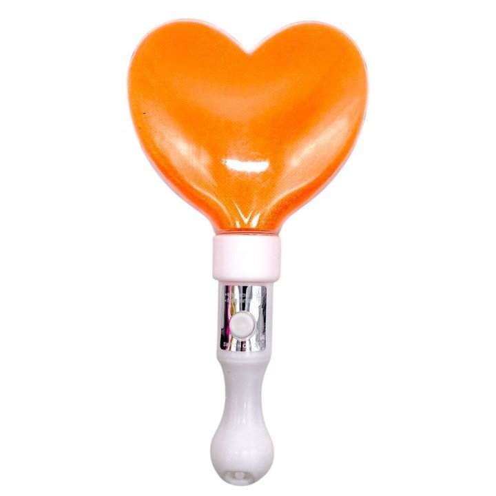 Іграшка зі світлом "СЕРЦЕ" 21 СМ (ПОМАРАНЧЕВИЙ)
