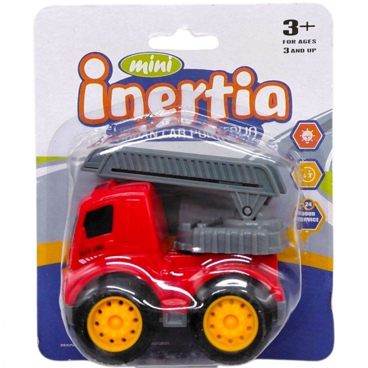 Машина будтехніка, інерційна на блістері (ЧЕРВОНА)