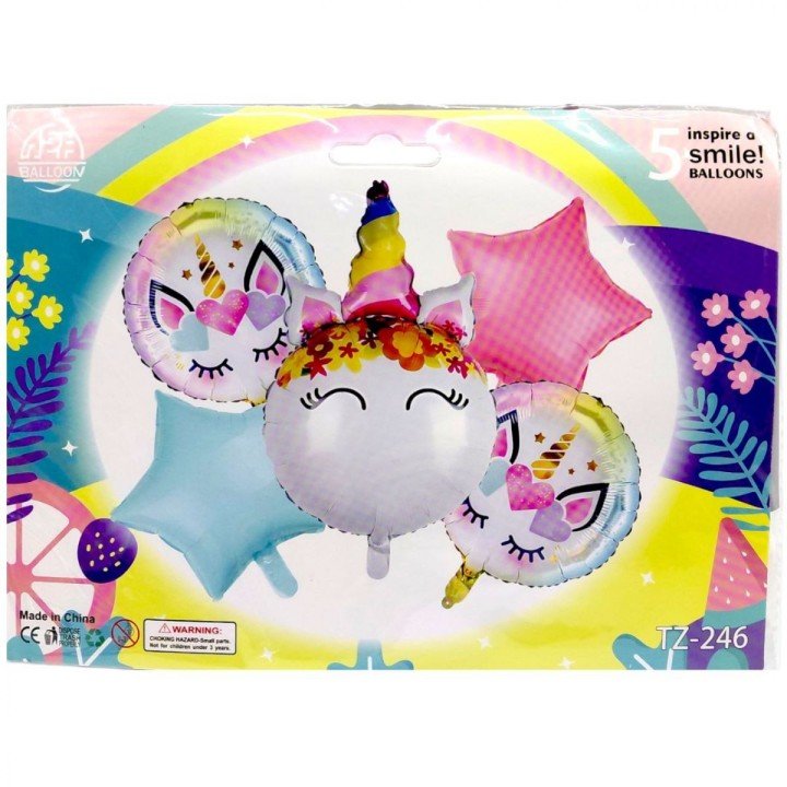 Набір повітряних куль, 5 шт, для створення фотозони