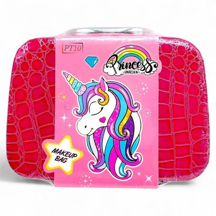 Набір аксесуарів у валізі: парфуми+годинник "Принцеса Єдиноріг" (ЧЕРВОНИЙ)