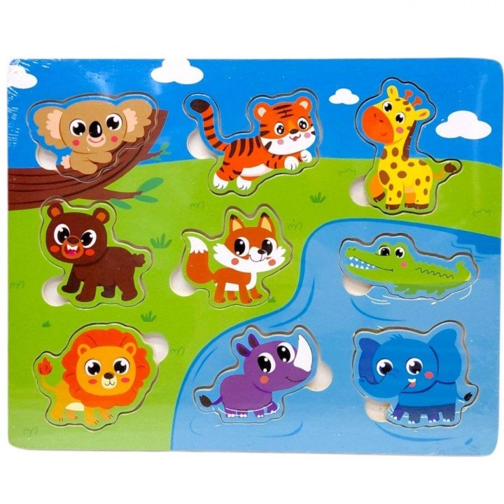 Вкладиші деревʼяні, 22,5х18 см (ТВАРИНИ)