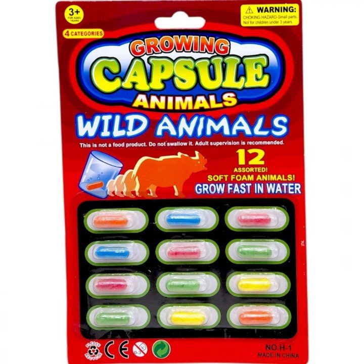 Зростайки в капсулі на планшетці (ДИКІ ТВАРИНИ)